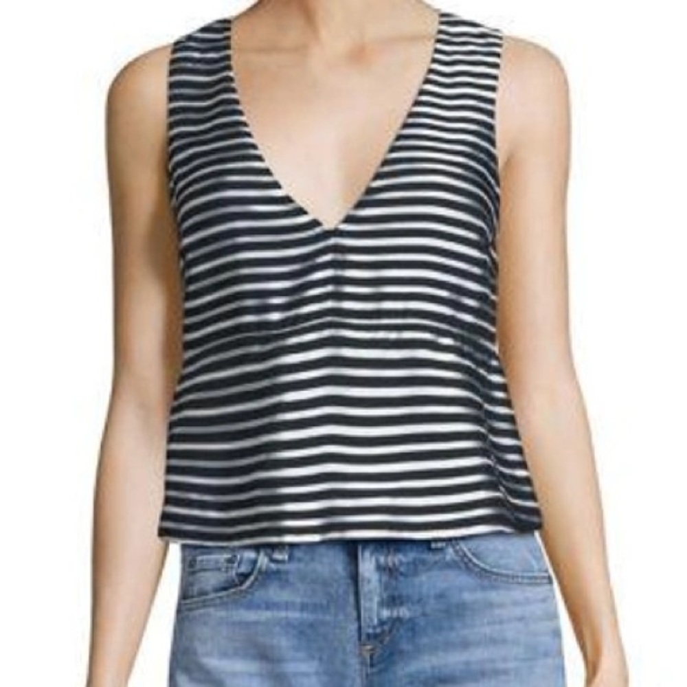 Elizabeth & James Striped Blouse